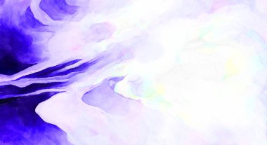 Soyut suluboya sanat eserleri. Fırça boyalı dijital resim. Renkli yaratıcı suluboya çizimi.