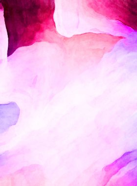 Soyut suluboya sanat eserleri. Fırça boyalı dijital resim. Renkli yaratıcı suluboya çizimi.