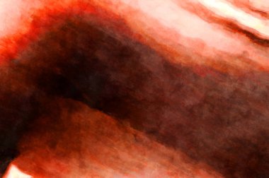 Soyut suluboya sanat eserleri. Fırça boyalı dijital resim. Renkli yaratıcı suluboya çizimi.