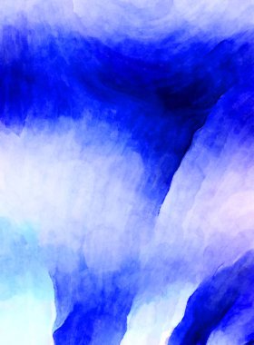 Soyut suluboya sanat eserleri. Fırça boyalı dijital resim. Renkli yaratıcı suluboya çizimi.