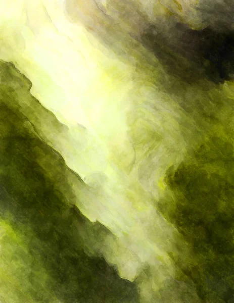 Soyut suluboya sanat eserleri. Fırça boyalı dijital resim. Renkli yaratıcı suluboya çizimi.