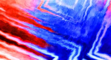 Soyut suluboya sanat eserleri. Fırça boyalı dijital resim. Renkli yaratıcı suluboya çizimi.