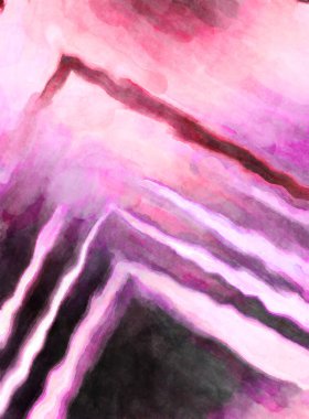 Soyut suluboya sanat eserleri. Fırça boyalı dijital resim. Renkli yaratıcı suluboya çizimi.