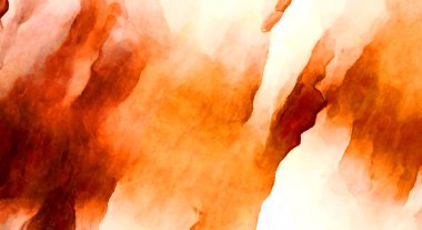 Soyut suluboya sanat eserleri. Fırça boyalı dijital resim. Renkli yaratıcı suluboya çizimi.