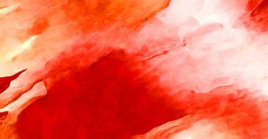 Soyut suluboya sanat eserleri. Fırça boyalı dijital resim. Renkli yaratıcı suluboya çizimi.