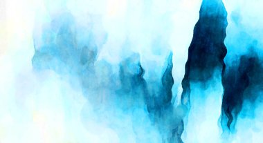 Soyut suluboya sanat eserleri. Fırça boyalı dijital resim. Renkli yaratıcı suluboya çizimi.