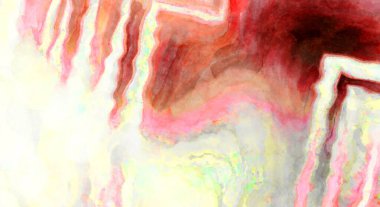 Soyut suluboya sanat eserleri. Fırça boyalı dijital resim. Renkli yaratıcı suluboya çizimi.