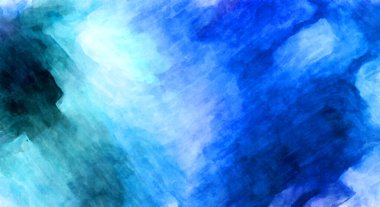 Soyut suluboya sanat eserleri. Fırça boyalı dijital resim. Renkli yaratıcı suluboya çizimi.