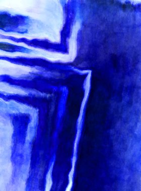 Soyut suluboya sanat eserleri. Fırça boyalı dijital resim. Renkli yaratıcı suluboya çizimi.