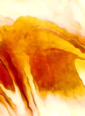 Soyut suluboya sanat eserleri. Fırça boyalı dijital resim. Renkli yaratıcı suluboya çizimi.