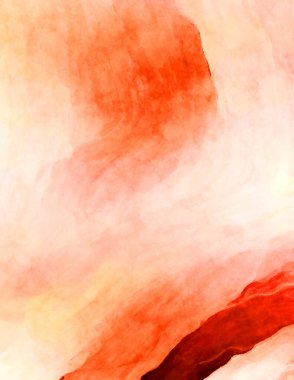 Soyut suluboya sanat eserleri. Fırça boyalı dijital resim. Renkli yaratıcı suluboya çizimi.