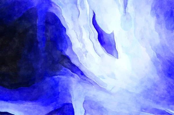 Soyut suluboya sanat eserleri. Fırça boyalı dijital resim. Renkli yaratıcı suluboya çizimi.