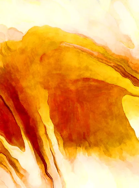 Soyut suluboya sanat eserleri. Fırça boyalı dijital resim. Renkli yaratıcı suluboya çizimi.