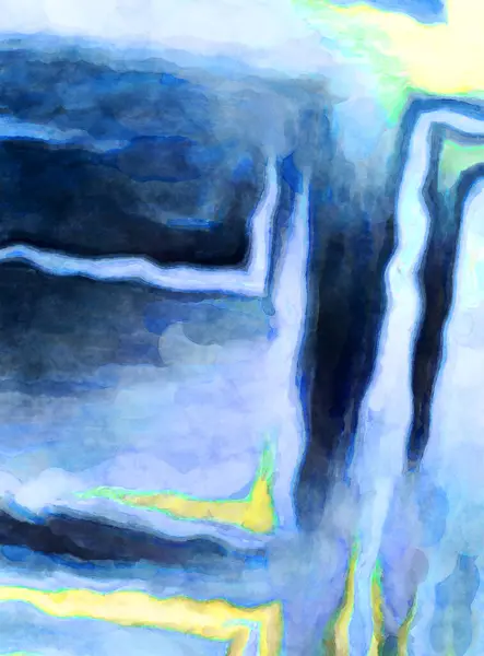 Expressief Abstract Aquarel Kunstwerk Borstel Geschilderd Digitale Kunst Schilderen Kleurrijke — Stockfoto