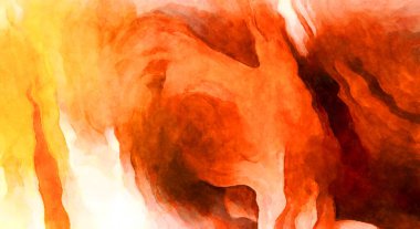 Soyut suluboya sanat eserleri. Fırça boyalı dijital resim. Renkli yaratıcı suluboya çizimi.