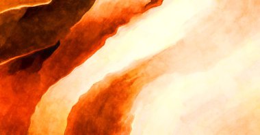 Soyut suluboya sanat eserleri. Fırça boyalı dijital resim. Renkli yaratıcı suluboya çizimi.