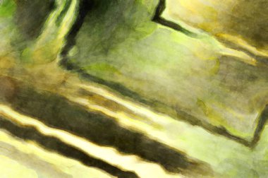 Soyut suluboya sanat eserleri. Fırça boyalı dijital resim. Renkli yaratıcı suluboya çizimi.