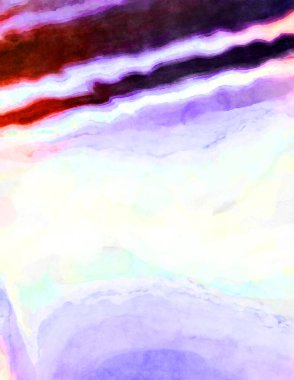 Soyut suluboya sanat eserleri. Fırça boyalı dijital resim. Renkli yaratıcı suluboya çizimi.