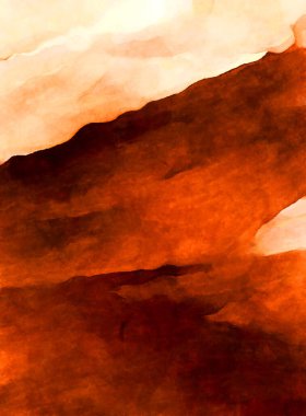 Soyut suluboya sanat eserleri. Fırça boyalı dijital resim. Renkli yaratıcı suluboya çizimi.