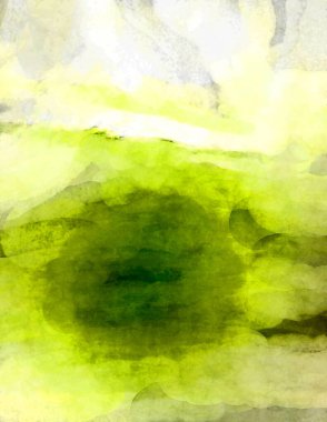 Soyut suluboya sanat eserleri. Fırça boyalı dijital resim. Renkli yaratıcı suluboya çizimi.