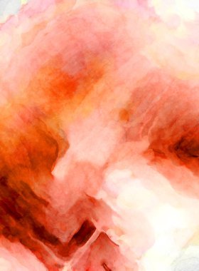 Soyut suluboya sanat eserleri. Fırça boyalı dijital resim. Renkli yaratıcı suluboya çizimi.