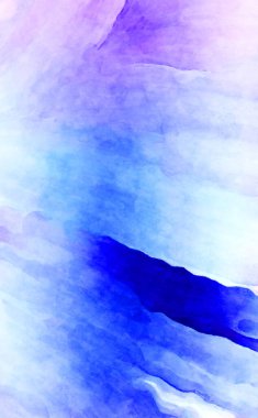 Soyut suluboya sanat eserleri. Fırça boyalı dijital resim. Renkli yaratıcı suluboya çizimi.