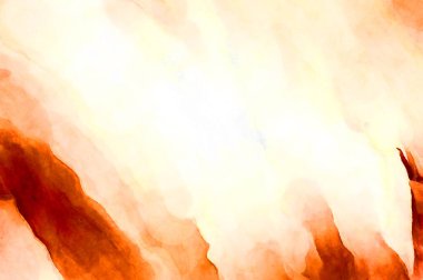 Soyut suluboya sanat eserleri. Fırça boyalı dijital resim. Renkli yaratıcı suluboya çizimi.