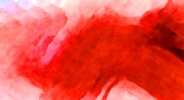 Soyut suluboya sanat eserleri. Fırça boyalı dijital resim. Renkli yaratıcı suluboya çizimi.