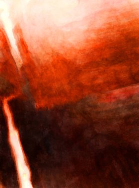 Soyut suluboya sanat eserleri. Fırça boyalı dijital resim. Renkli yaratıcı suluboya çizimi.