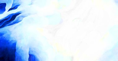 Soyut suluboya sanat eserleri. Fırça boyalı dijital resim. Renkli yaratıcı suluboya çizimi.