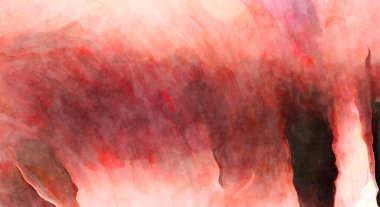 Soyut suluboya sanat eserleri. Fırça boyalı dijital resim. Renkli yaratıcı suluboya çizimi.