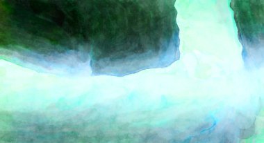 Soyut suluboya sanat eserleri. Fırça boyalı dijital resim. Renkli yaratıcı suluboya çizimi.