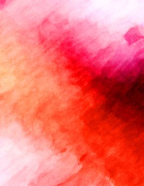 Soyut suluboya sanat eserleri. Fırça boyalı dijital resim. Renkli yaratıcı suluboya çizimi.