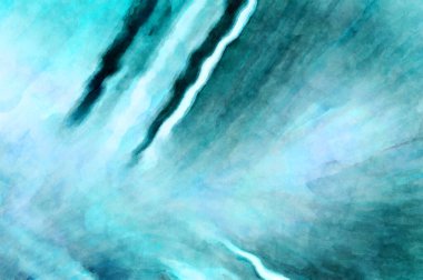 Soyut suluboya sanat eserleri. Fırça boyalı dijital resim. Renkli yaratıcı suluboya çizimi.