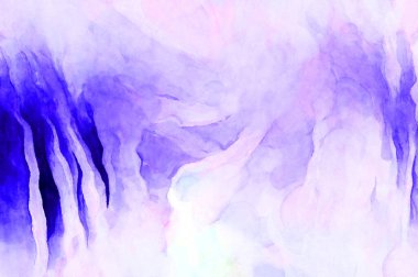 Soyut suluboya sanat eserleri. Fırça boyalı dijital resim. Renkli yaratıcı suluboya çizimi.