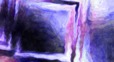 Soyut suluboya sanat eserleri. Fırça boyalı dijital resim. Renkli yaratıcı suluboya çizimi.