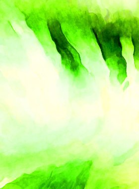 Soyut suluboya sanat eserleri. Fırça boyalı dijital resim. Renkli yaratıcı suluboya çizimi.