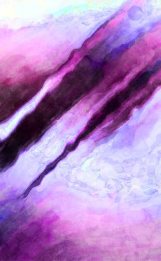 Soyut suluboya sanat eserleri. Fırça boyalı dijital resim. Renkli yaratıcı suluboya çizimi.