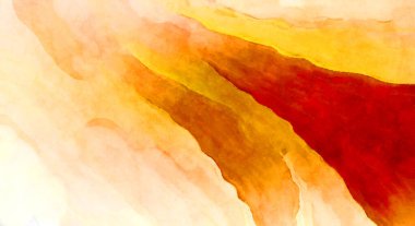 Soyut suluboya sanat eserleri. Fırça boyalı dijital resim. Renkli yaratıcı suluboya çizimi.