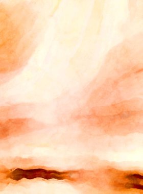 Soyut suluboya sanat eserleri. Fırça boyalı dijital resim. Renkli yaratıcı suluboya çizimi.