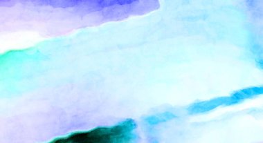 Soyut suluboya sanat eserleri. Fırça boyalı dijital resim. Renkli yaratıcı suluboya çizimi.