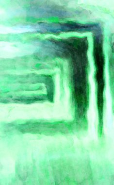 Soyut suluboya sanat eserleri. Fırça boyalı dijital resim. Renkli yaratıcı suluboya çizimi.