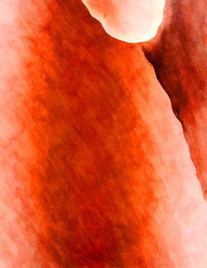 Soyut suluboya sanat eserleri. Fırça boyalı dijital resim. Renkli yaratıcı suluboya çizimi.