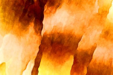 Soyut suluboya sanat eserleri. Fırça boyalı dijital resim. Renkli yaratıcı suluboya çizimi.