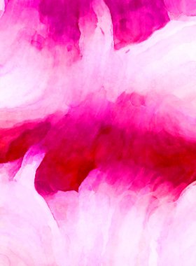 Soyut suluboya sanat eserleri. Fırça boyalı dijital resim. Renkli yaratıcı suluboya çizimi.