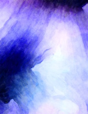 Soyut suluboya sanat eserleri. Fırça boyalı dijital resim. Renkli yaratıcı suluboya çizimi.