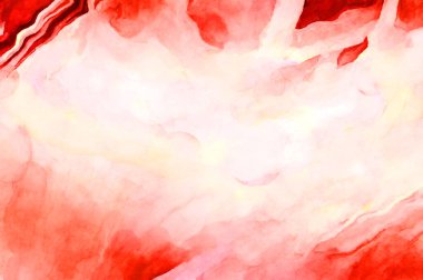 Soyut suluboya sanat eserleri. Fırça boyalı dijital resim. Renkli yaratıcı suluboya çizimi.