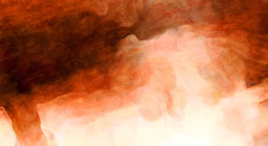 Soyut suluboya sanat eserleri. Fırça boyalı dijital resim. Renkli yaratıcı suluboya çizimi.