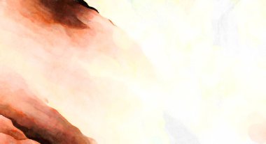 Soyut suluboya sanat eserleri. Fırça boyalı dijital resim. Renkli yaratıcı suluboya çizimi.