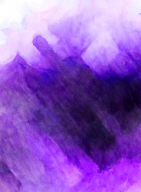 Soyut suluboya sanat eserleri. Fırça boyalı dijital resim. Renkli yaratıcı suluboya çizimi.